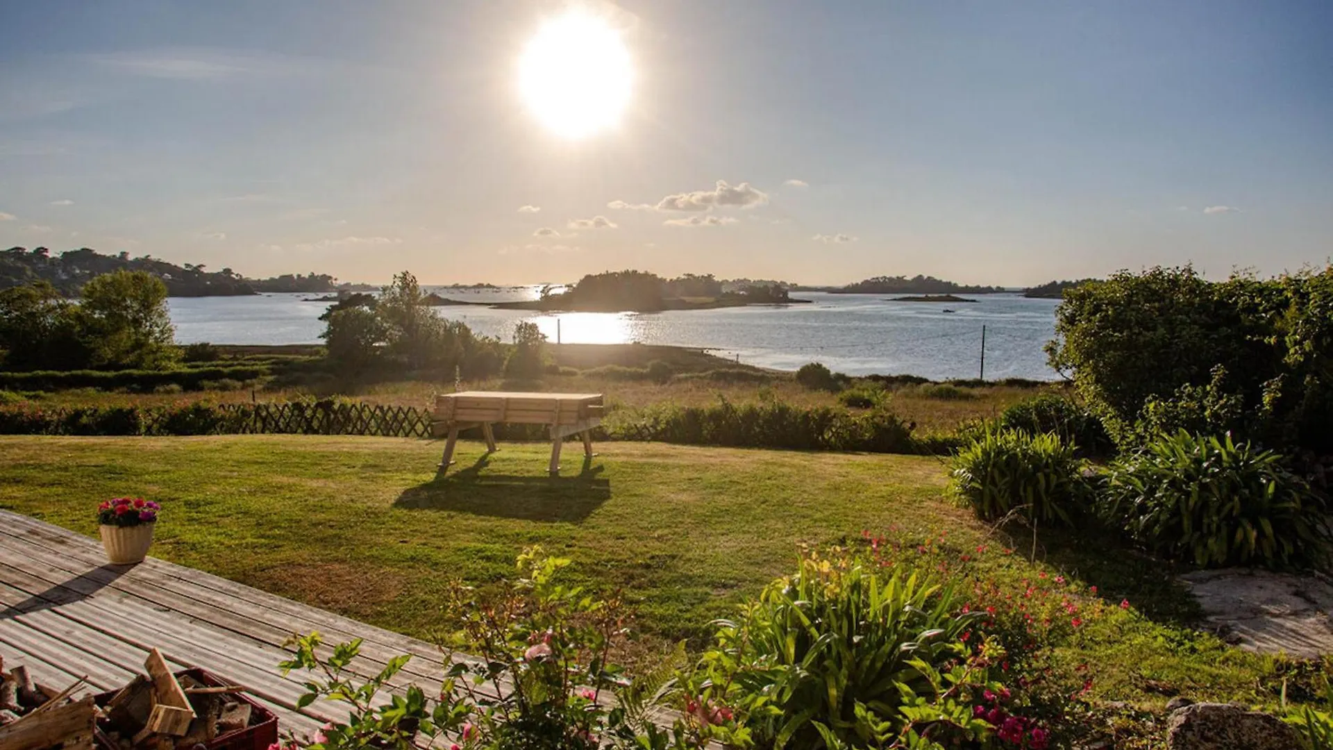 Maison Pour 7 - Superbe Vue Mer Depuis Le Jardin Penvénan